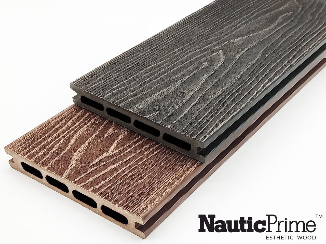 Террасная доска ДПК NauticPrime Esthetic Wood (Middle) 24*150*4000 - фото 1 - id-p130975926