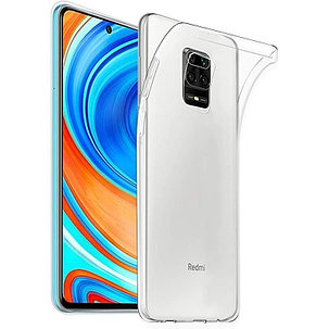 Силиконовый чехол для Xiaomi Redmi Note 9 Pro Lux, прозрачный, фото 2