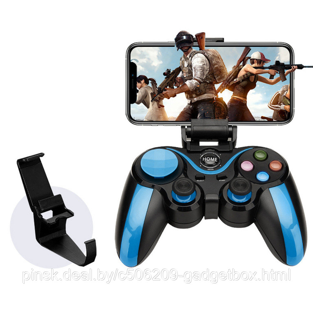 Беспроводной геймпад джойстик S9 Plus Bluetooth PC/Android Black - фото 1 - id-p130057354