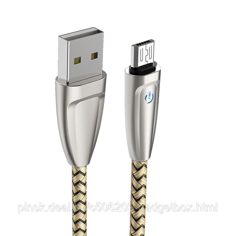 Кабель Borofone BU3 BlinkJet microUSB-USB - фото 2 - id-p130057141