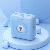 Карманный Bluetooth термопринтер PeriPage mini A6 для смартфона (Синий)