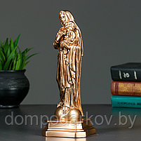Фигура "Дева Мария с младенцем" бронза,золото 25 см, фото 2