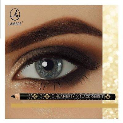 Контурный карандаш для глаз Lambre Eyeliner Black Orient