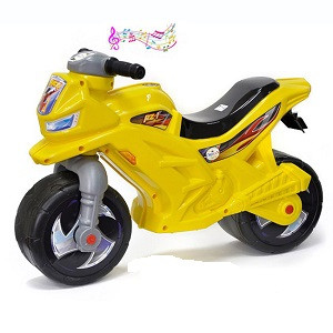 Детский мотоцикл беговел Сузуки Орион 501 музыкальный, синий - фото 4 - id-p130999769