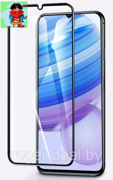 Защитное стекло для Xiaomi Redmi 10X 5G 5D (полная проклейка), цвет: черный - фото 1 - id-p126363135