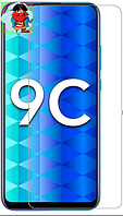 Защитное стекло для Huawei Honor 9c, цвет: прозрачный
