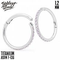 Кольцо-кликер Twilight Pink Implant Grade 1.2 мм титан (1,2*10мм)