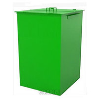 Контейнер для сбора отходов, с крышкой 0,9 куб.м, СТАЛЬ 1.5 мм. ( ТБО, Стекло, Бумага, Пластмасса )
