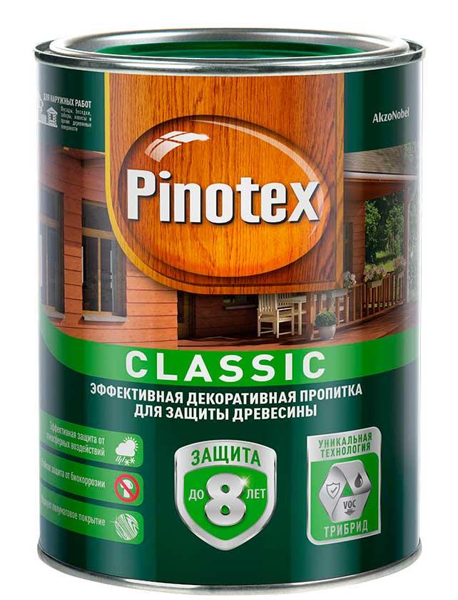 Деревозащитное средство PINOTEX Классик 1л Калужница Эстония