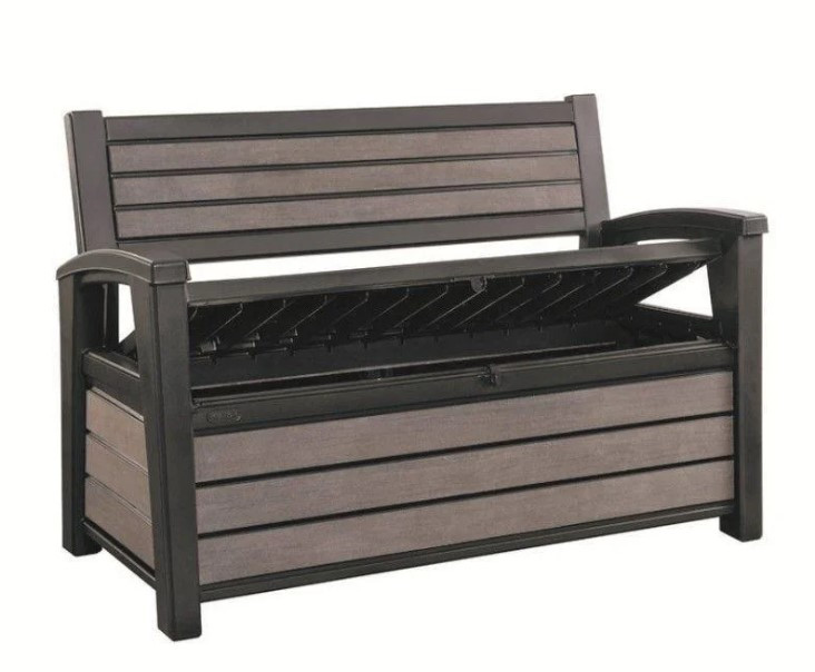 Скамья-сундук уличная Hudson Brushed Bench - фото 3 - id-p131043143