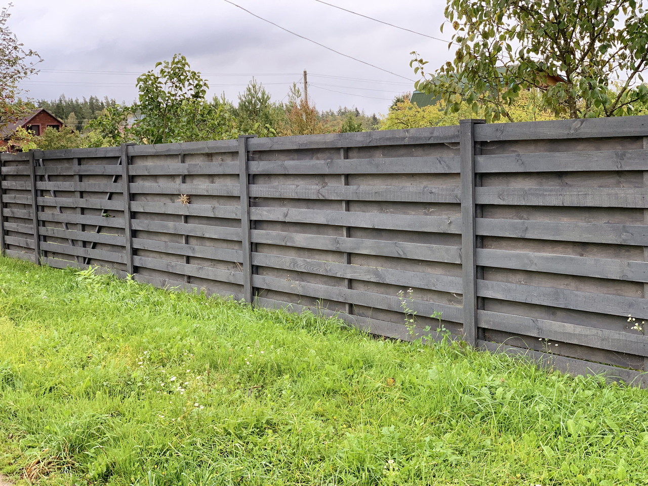 Забор деревянный, фото 1