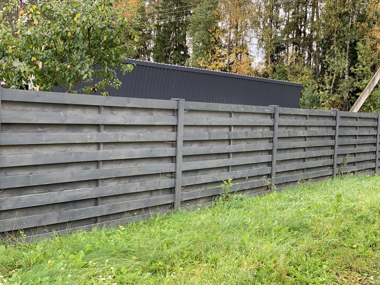 Забор деревянный - фото 3 - id-p131043158