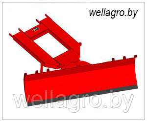 Поворотный отвал для снега Forker OT-7, фото 2