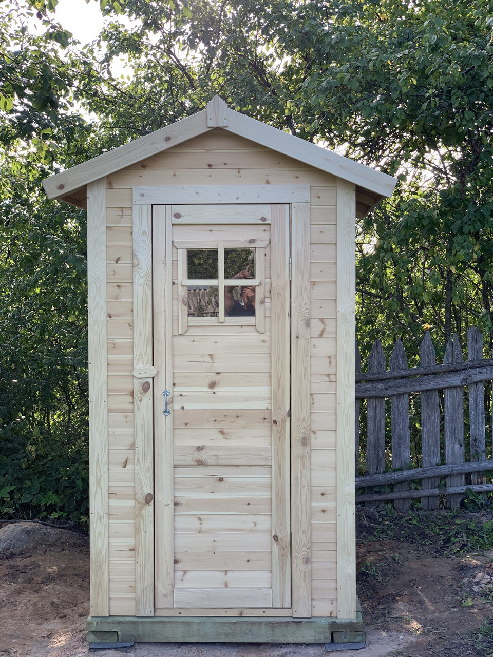Туалет деревянный для дачи - фото 1 - id-p131043514