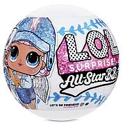 Куклы L.O.L. ЛОЛ Сюрприз All-Star B.B. Спортивная серия 1 Series  Lucky Stars
