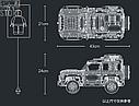 Конструктор Техник Land Rover Defender на ДУ, King 93018d, аналог 42110, фото 2