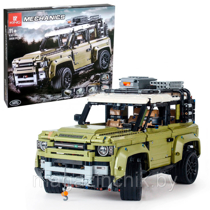 Конструктор Техник Land Rover Defender на ДУ, King 93018d, аналог 42110