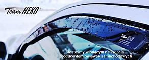 Ветровики вставные для Mazda 2 II (2007-2009) 5 дверей / Мазда 2 [23142] (HEKO)