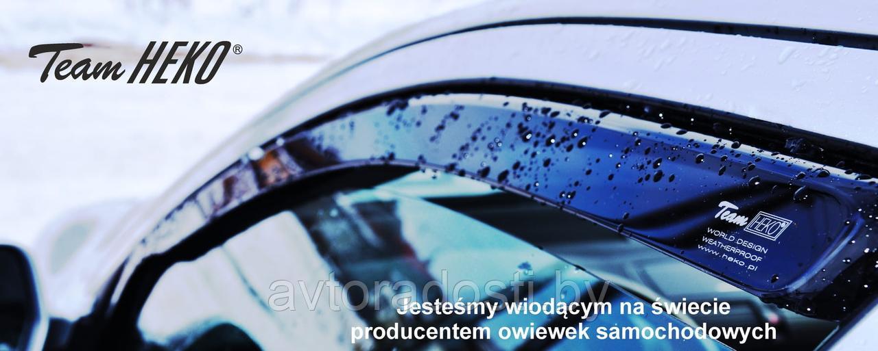 Ветровики вставные для Kia Pro Ceed JD (2013-2018) 3 двери / Киа Про Сид [20115] (HEKO) - фото 1 - id-p91437236