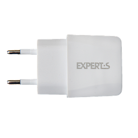 Сетевое зарядное устройство EXPERTS TCU-25 на 2 USB (2.1A), белое