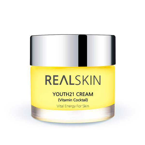 Увлажняющий витаминный крем для лица REAL SKIN Youth 21 Cream Vitamin cocktail, 50гр