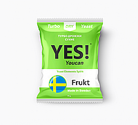 Спиртовые турбо дрожжи YES Yeast Frukt, 45 гр