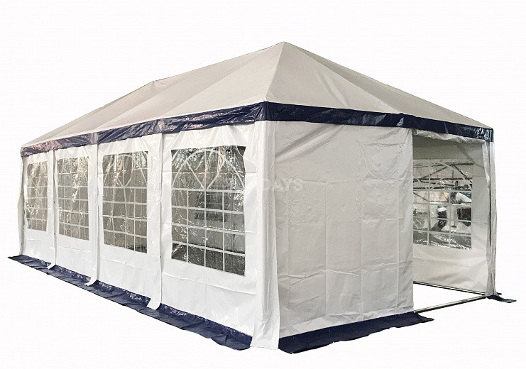 Тент-шатер 4x8 м Sundays PA48201-NEW с шатровой крышей синий - фото 2 - id-p131067723