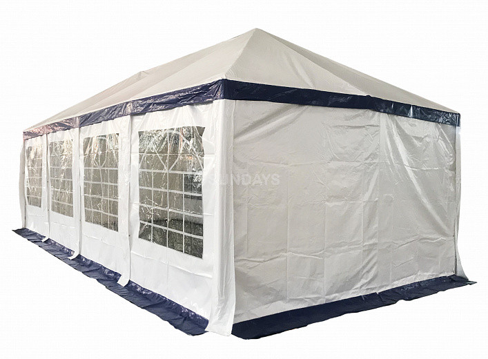 Тент-шатер 4x8 м Sundays PA48201-NEW с шатровой крышей синий - фото 3 - id-p131067723