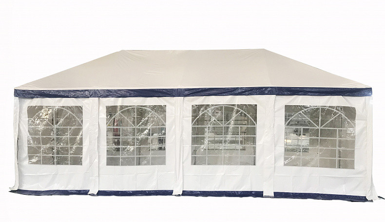 Тент-шатер 4x8 м Sundays PA48201-NEW с шатровой крышей синий - фото 4 - id-p131067723