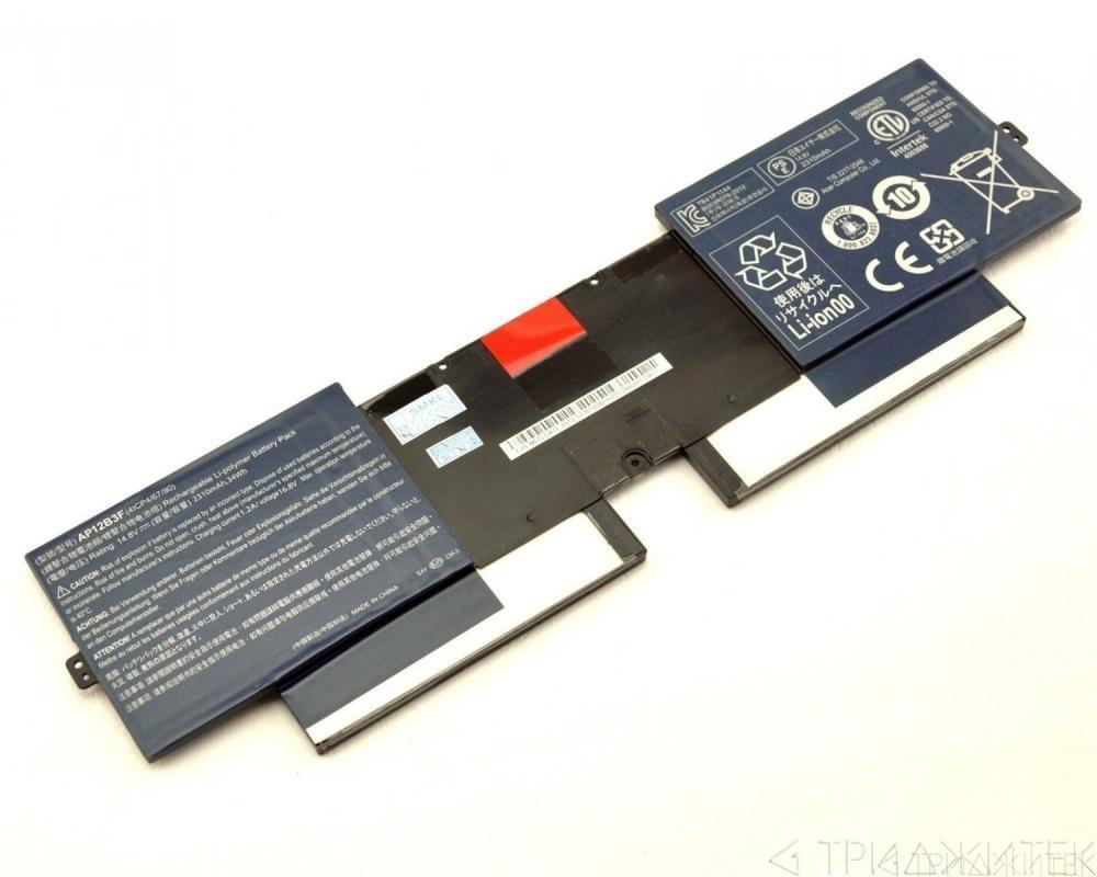 Аккумулятор (батарея) AP12B3F для ноутбука Acer Aspire S5-391, 14.4В, 2310мАч