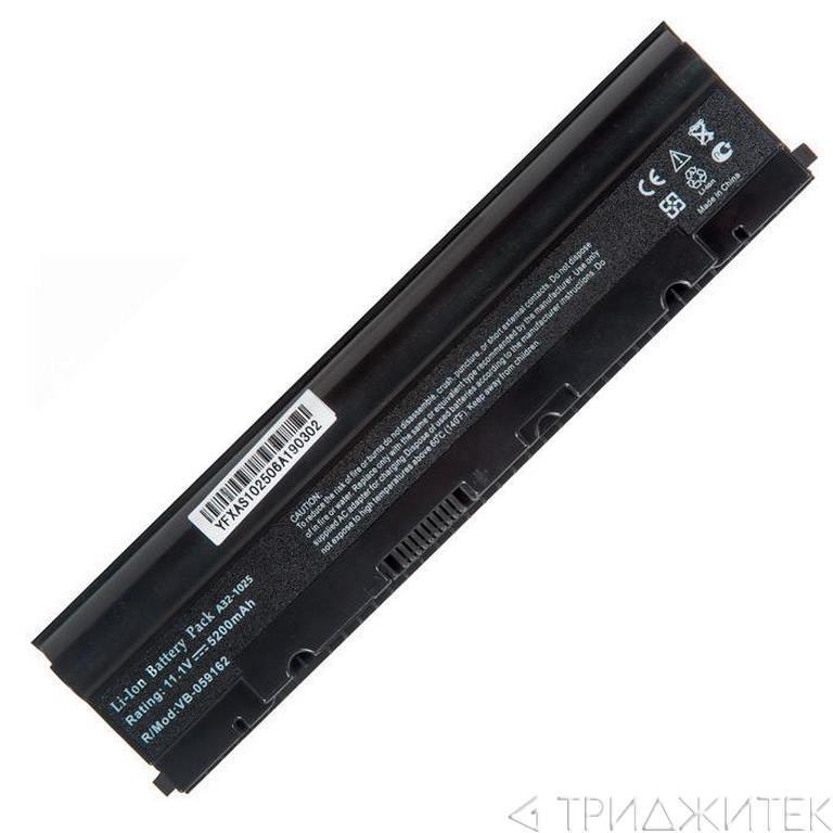 Аккумулятор (батарея) A32-1025 для ноутбука Asus Eee PC 1025c 1225, 10.8В, 5200мАч