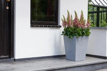 Горшок уличный Beton Planter 40cm, серый - фото 1 - id-p131069250