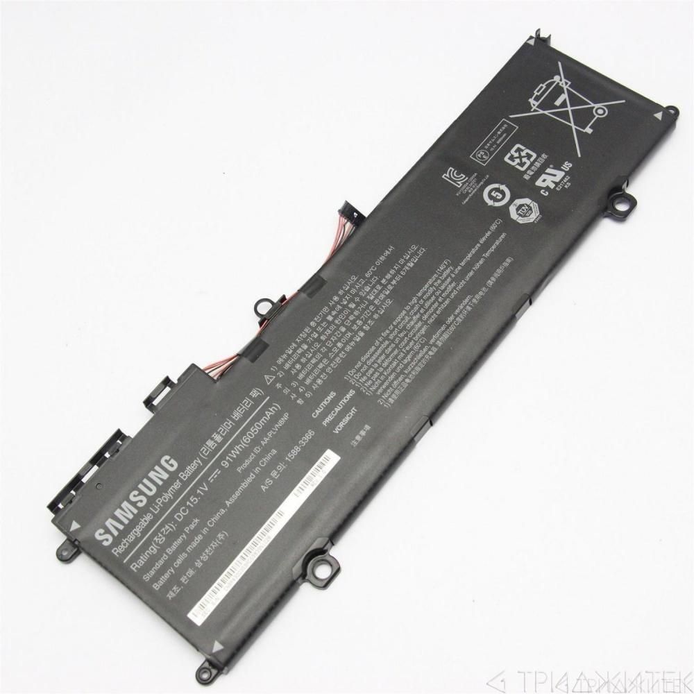 Аккумулятор (батарея) AA-PLVN8NP для ноутбука Samsung Ativ Book 8 touch NP880Z5E-X01, 15.1В, 6050мАч