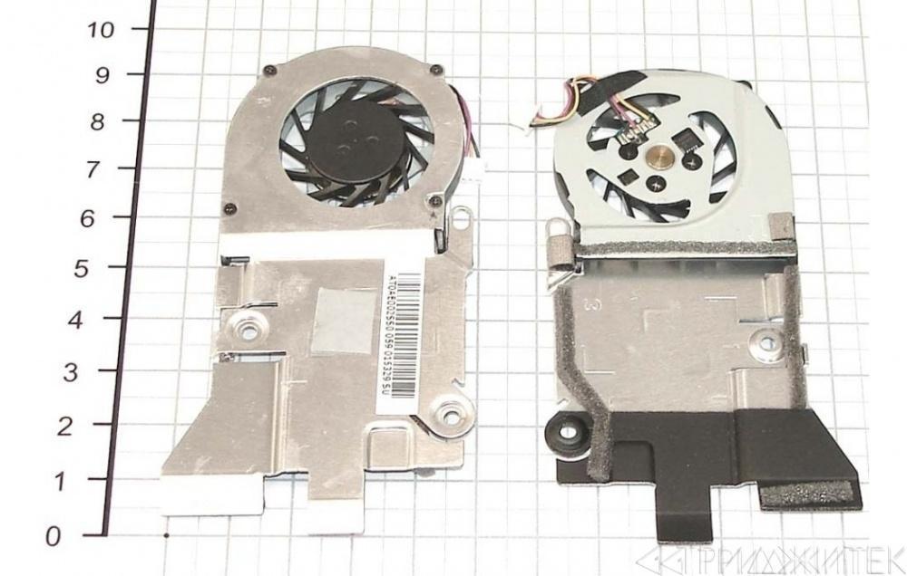 Вентилятор (кулер) для ноутбука Acer Aspire One D255 с термотрубкой