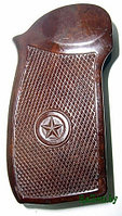Рукоятка текстолитовая коричневая со звездой МР 654