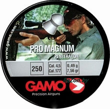 Свинцовые пули 4.5 мм "Gamo Pro-Magnum" (250 шт) 0.49 г