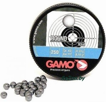 Свинцовые пули 4.5 мм "Gamo Round" (250 шт) 0.53 г
