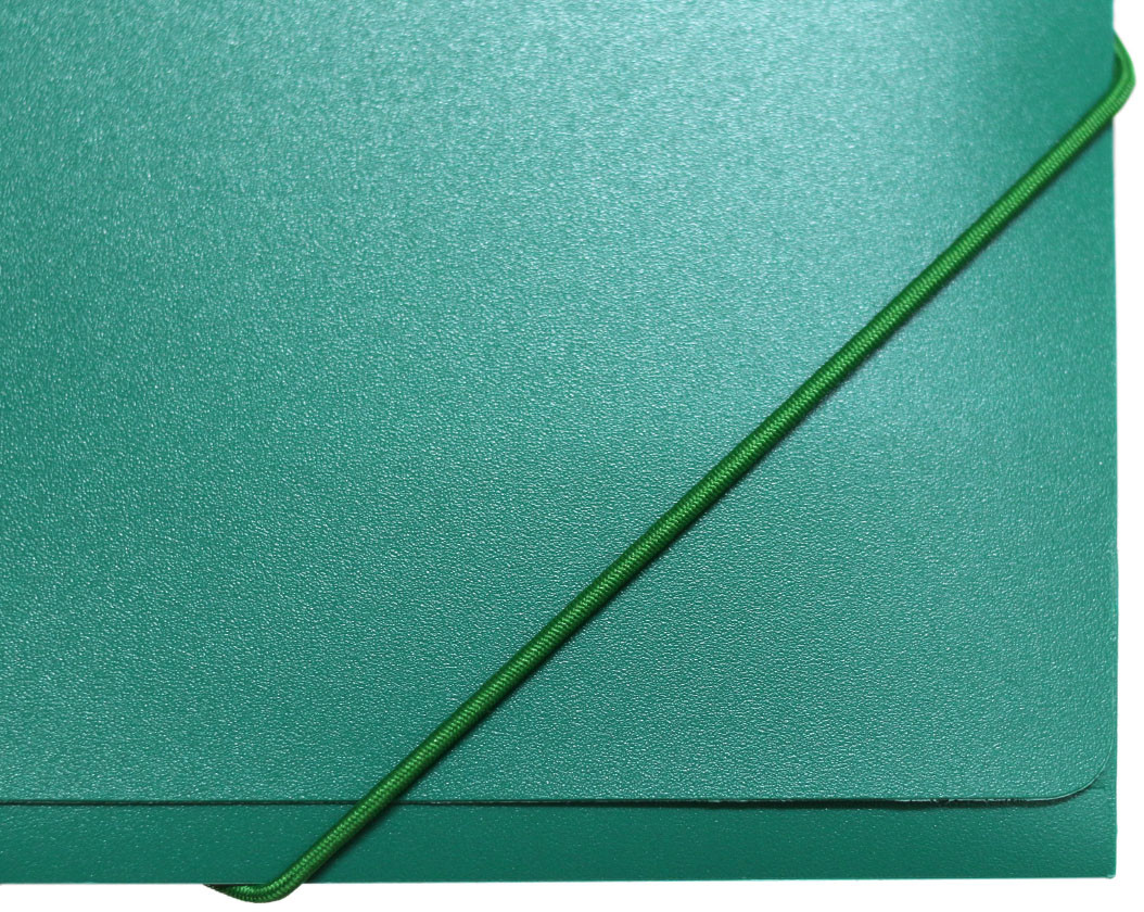 Папка пластиковая на резинке inФормат толщина пластика 0,5 мм, зеленая - фото 3 - id-p131169600