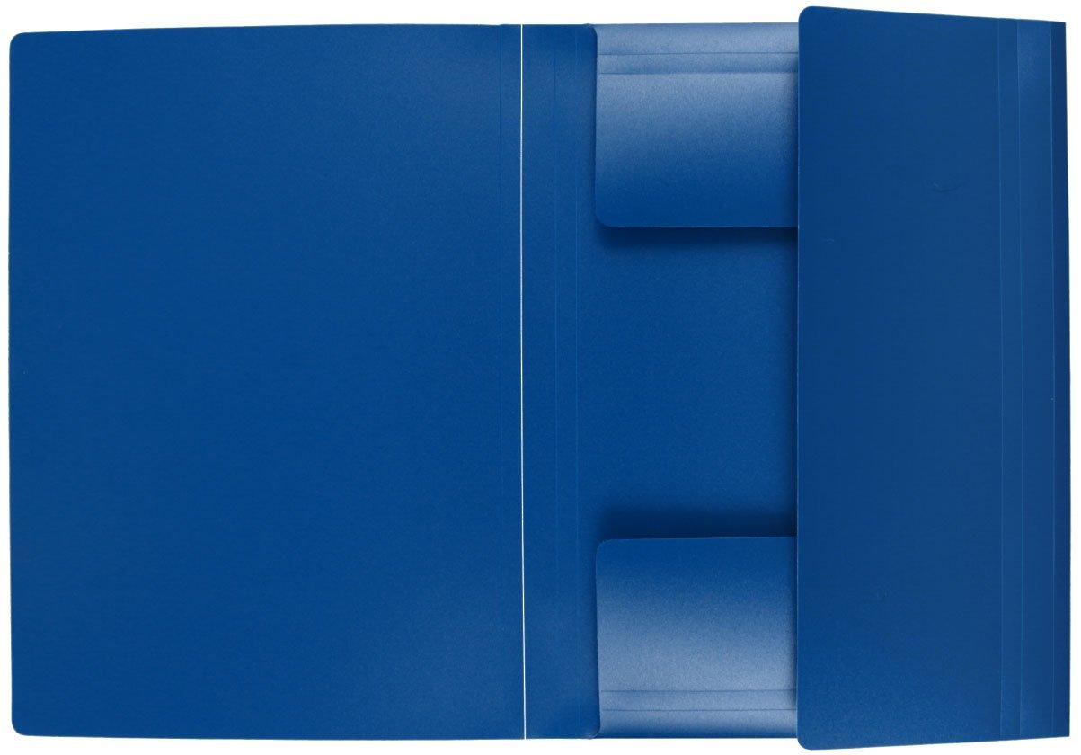 Папка пластиковая на резинке inФормат толщина пластика 0,5 мм, синяя - фото 3 - id-p131169602