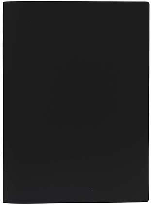 Папка пластиковая на 20 файлов Lite толщина пластика 0,5 мм, черная - фото 2 - id-p131171735