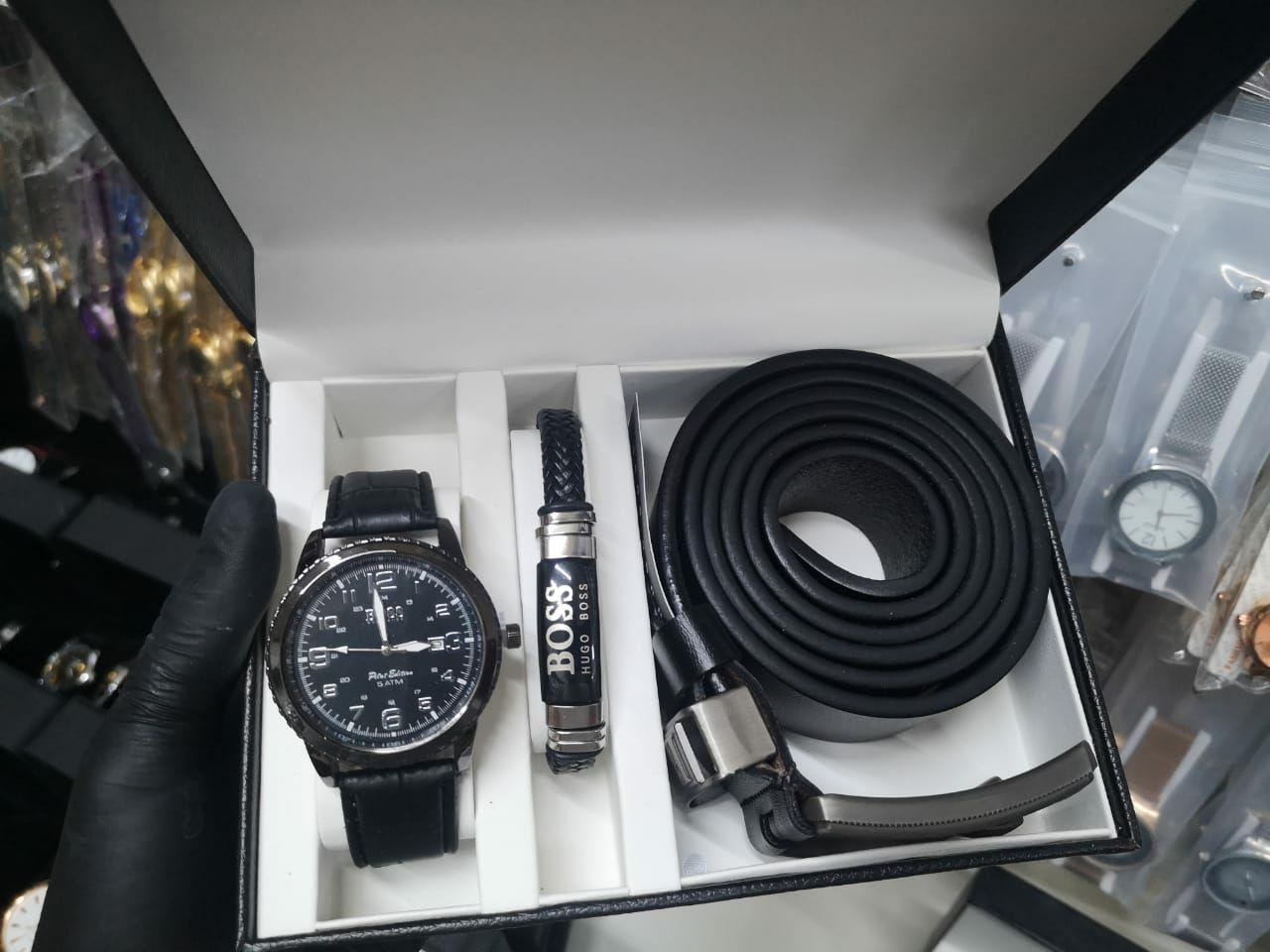 Подарочный набор для мужчин часы и ремень .Различные бренды. - фото 4 - id-p105308766