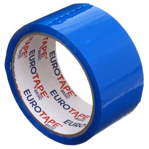 Клейкая лента упаковочная цветная «ИтераПласт Балтик» 48 мм*50 м, 45 мкм, синяя - фото 1 - id-p131174013
