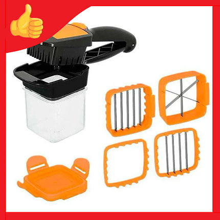 Овощерезка с контейнером Nicer Dicer Quick, фото 2
