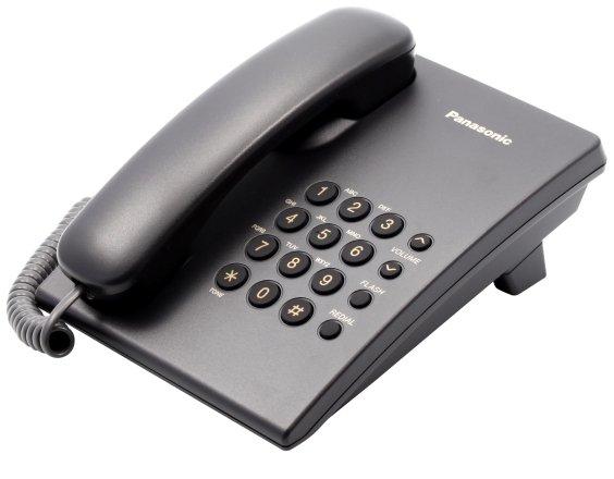 Телефон KX-TS2350RU Panasonic черный - фото 1 - id-p131169643