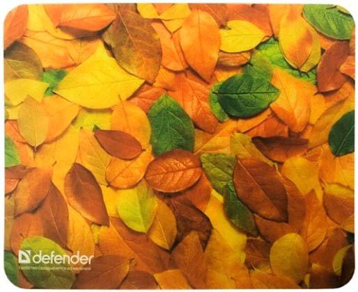 Коврик для мыши Defender Sticker 220*180*0,4 мм, «Осенние листья» - фото 1 - id-p131171801
