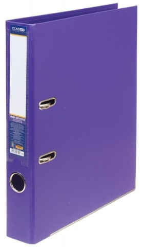 Папка-регистратор Lux Economix с двусторонним ПВХ-покрытием корешок 50 мм, фиолетовый - фото 2 - id-p131175155