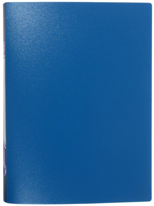 Папка пластиковая c боковым зажимом и карманом inФормат толщина пластика 0,5 мм, синяя - фото 2 - id-p131169692