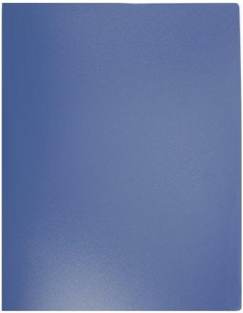 Папка пластиковая c боковым зажимом и карманом inФормат толщина пластика 0,5 мм, синяя - фото 3 - id-p131169692