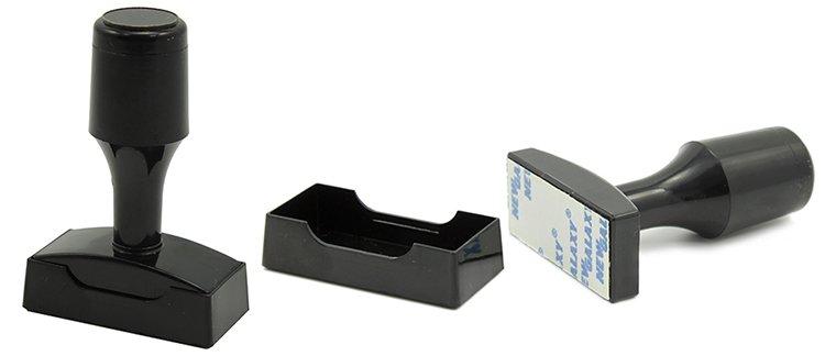 Оснастка пластиковая для штампов (с высокой ручкой) для клише штампа 47*18 мм, марка ВР4718-08 (47*18), корпус - фото 1 - id-p131172896