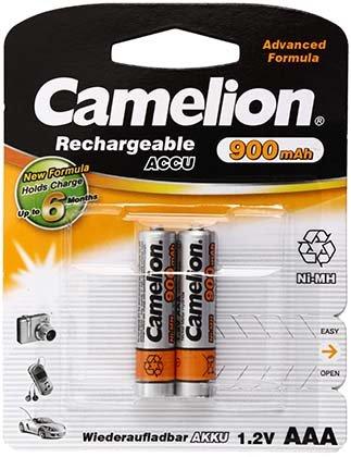Аккумулятор Camelion Rechargeable Accu AAA, 1.2V, 900 mAh - фото 2 - id-p131171826